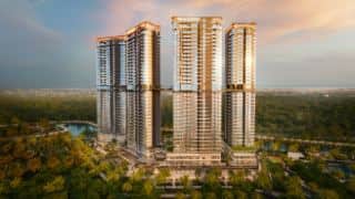 Phối cảnh mặt trước bốn tòa tháp