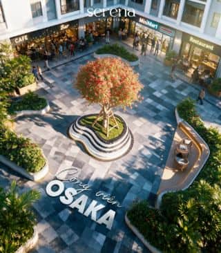 Công viên Osaka & phố thương mại khối đế