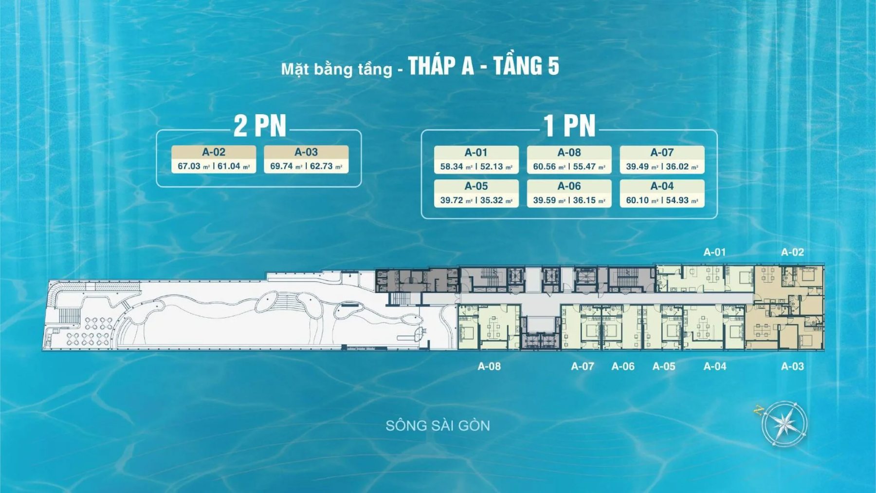 Tháp A – Tầng 5